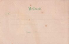 Lithographie Paar spaziert im Sonnenschein, Im Gegenlicht bei starkem Regen, Halt gegen das Licht