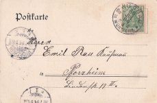 Künstler-AK Wildbad, Graf Eberhard`s Flucht