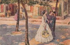 C. Voß, Kleinstadtpromenade Verlag von E. A. Seemann in Leipzig. Nr 196