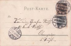 Glückwunschkarte mit einem Gedicht,