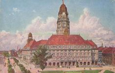 Neue Rathaus in Dresden.