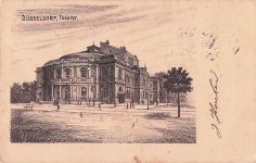 Ansichtskarte Düsseldorf, Stadttheater