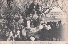 7 Corso du Carnaval de Cannes 1912 -La Réception du Loup.