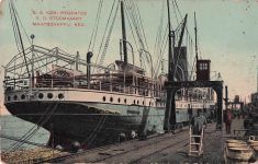 SS Koningin Regentes, Niederlande. Schiff. Postkarte.