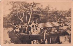 NORDDEUTSCHER LLOYD BREMEN. Japanisches Blumenboot.