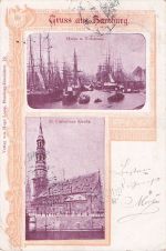 Hamburg Messberg St. Catharinen Kirche Kat. Hamburg