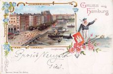 Hamburg. 1 alte Orig.- Ansichtspostkarte