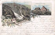 GRUSS SCHNEEGRUBEN im RIESENGEBIRGE von den