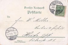 Gruß aus Hamburg - Litho