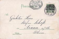 Gruß aus Hamburg - Litho