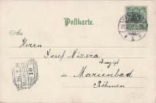 Lithographie Hamburg, Kaiser-Karl-Brunnen, Justizgebäude, Justizia