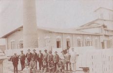 Industriebetrieb der Ziegelherstellung