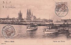 Köln a. Rhein Partie am Rhein