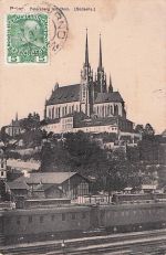 AK Brünn /Mähren, Blick auf die Domkirche