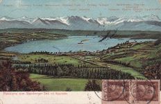 Starnberg mit Starnberger See Kirche St. Josef Schloss und