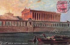 Künstler-AK Berlin, National-Galerie, Museumsinsel