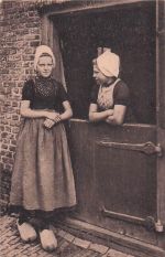 Volkstracht aus der Region Zeeland,