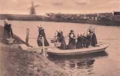 AK Arnemuiden /Zeeland, Overzetveer Arnemuiden, Windmühle