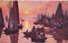 Fischerboote im Tejo