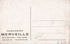 Künstler Ak Nach dem Regen, Margarine Merveille, Reklame