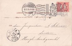 Scheveningen Den Haag Südholland, Op de Boulevard, Fahnen