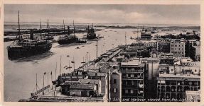 CPA Port Said and Harbour viewed from the Lighthouse