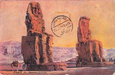 Theben, die Memnonskolosse