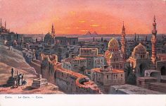 AK Kairo, Ortsansicht aus der Vogelschau