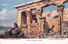 Künstler-Ansichtskarte Friedrich Perlberg: Tempel von Kalabscheh (Nubien)