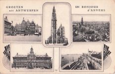 GROETEN uit ANTWERPEN UN BONJOUR d'ANVERS