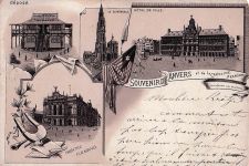 Souvenir Anvers - Litho