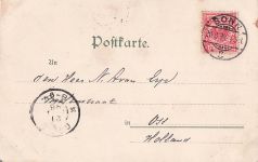 thographie Bonn, Froschkonzert am Rhein, Bonn von Beuel gesehen