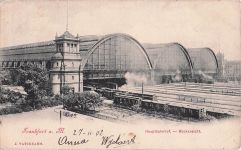 Frankfurt, Hauptbahnhof Rückansicht