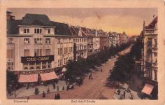 Düsseldorf am Rhein, Graf Adolf Straße, Corso Cabaret, Geschäft Emil Wolsdorf