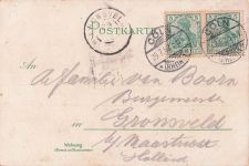 Lithographie Köln, Ansicht der Kaiserl. Post