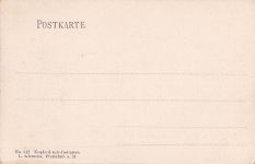 Frankfurt a. M. Stadtbibliothek mit Lessingdenkmal