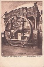 AK Berlin, Bierrestaurant zum Heidelberger im Central Hotel, Heidelberger Fass