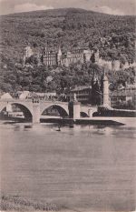 Ansichtskarte / Postkarte Heidelberg am Neckar, Schloss, Alte Brücke, Blick von Neuenheimer Landstraße