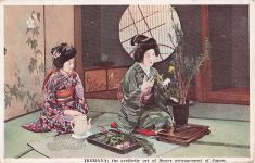 Ansichtskarte Ike Bana, The aesthetic art of flower arrangemennt of Japan