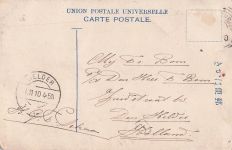 Wasserfall bei Kobe, Japan, frühe Postkarte