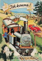 Leporello Eisenbahn Gruß aus Remagen am Rhein