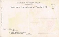 Movimento Futurista Italiano TATO L'assalto Venezia 1926