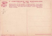 CENTENARY, BERSAGLIERI MASCHINENBEINMANN IM ERSTEN WELTKRIEG VON EINEM ÖSTERREICHISCHEN GETROFFEN.