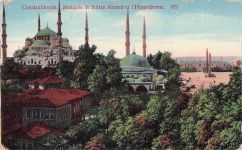 Constantinople. Mosquée de Sultan Ahmed et l'Hippodrome. 105