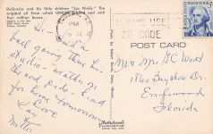DeGrazia malt Los Ninos Tucson Arizona Vintage-Postkarte v133
