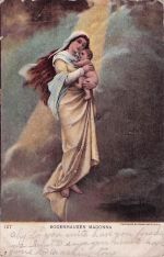 Religiöse Madonna mit Kind, Bodenhausen, um 1910