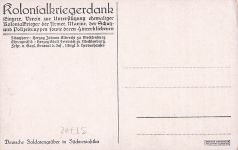 Die fernen Gräber - Kolonialkriegerdank