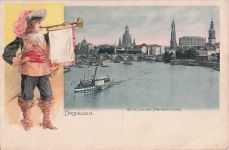 DRESDEN. Blick von der Marienbrücke.