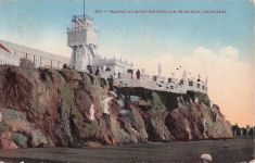 246 PARAPET AT SUTRO HEIGHTS, SAN FRANCISCO, CALIFORNIA.