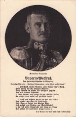 Künstler-AK Kronprinz Rupprecht von Bayern in Uniform